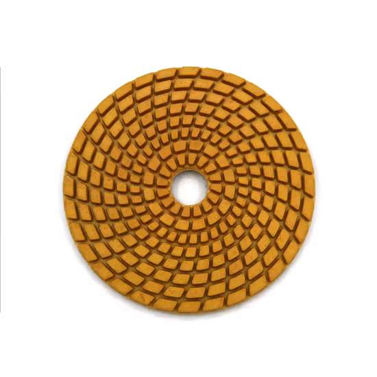 화강암 대리석 세라믹을 위한 최고의 품질 전문 7단계 습식 다이아몬드 유연한 연마 패드