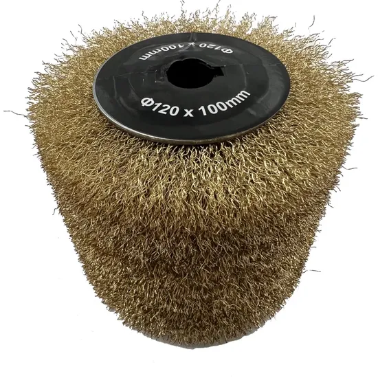 목재용 연마 와이어 드럼 휠 브러시