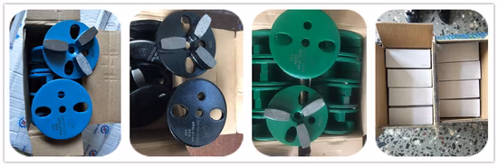 콘크리트용 금속 보세 다이아몬드 연마 연삭 패드